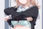 【画像】女の子ってホントに腕をクロスさせて服脱ぐんだなｗｗｗｗｗ
