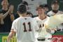 田中将大、ついに200勝達成！ 坂本勇人が花束贈呈「おめでとう！」