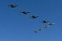 米韓空軍のF-15KとF-16戦闘機8機が北朝鮮の挑発に対抗して武力示威飛行！