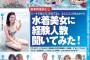 【画像】この水着美女の中に3人だけ処女がいるから当ててみろ