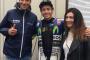 磐田ジェイ、バイクの日本GPでヤマハチームを応援！ロッシ、ロレンソと記念撮影