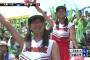 嘉手納高校の助っ人で来た園田学園のチアが可愛すぎ	