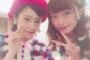 NGT中井りか、頑張ってぱるるとの2ショット撮影に成功！
