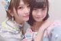 SKE48小畑優奈が憧れの岡田奈々と初めて写真を撮る！！！
