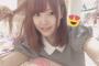 髪色がピンクになったSKE48白雪希明さん「自撮りが楽しい」模様！！！