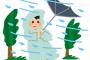 【悲報】新人君、台風なのに出社してしまう
