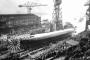 昭和34年、戦後初の国産潜水艦「おやしお」が神戸市の川崎重工業で進水！