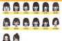 【SKE48の大富豪はおわらない！】プレゼントさせて頂いているアクリルチャームの『お顔一覧表』を作成しました