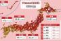 福島で36.5℃