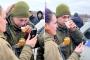 【画像】ロシア兵、ウクライナ住民に諭されて号泣