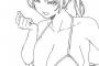 【画像】お胸が大きな女の子を描いたよ！！