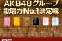 「第6回 AKB48グループ歌唱力No.1決定戦 決勝大会」一般先行抽選発売のご案内！！！