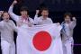 パリ五輪　フェンシング　男子フルーレ団体で日本がイタリアを破り金メダル