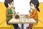 ファミレス店員にご飯の量を聞かれなかったことでキレている太った二人組！周りが不愉快に思っている中あるお客が「えっ、大盛りじゃなくて？」と言った。その一言に二人は