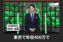 杉村太蔵「ごめん。気を悪くしないで欲しいんだけど、東京で年収400万の人は地方行ったほうがいいよ」