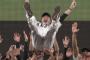 阪神タイガース、NPB最速優勝達成！！！藤川球児監督と中野選手会長が胴上げwwwwwwwww