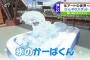 マツダスタジアムに氷のカバ「氷のかーぱくん」が登場　８月１５日には３．５メートルの巨大氷のかーぱくんも登場予定【己斐製氷】