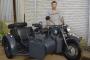 1943年製のドイツ製軍用サイドカーBMW-R75、八戸で修復中！