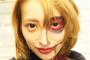 加藤紗里の『進撃の巨人』メイク！加藤「半分すっぴん、半分巨人で放置プレイ…もはや人間では無いのか」