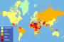 各国の渡航リスクを示した世界地図（海外の反応）