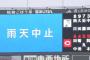 【3試合が雨天中止】屋外球場のメリットって一つもないよな