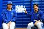 De三嶋と井納　新年早々いちゃつく