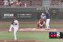 中日の初回攻撃、5球3分で終了