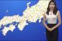【画像】お天気お姉さん、ボディラインが丸分かりになってしまう