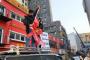【韓国】五輪判定に激怒　市民団体が中国大使館前で国旗破る