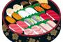 【画像】一般人にはギリギリ食べきれない量の寿司