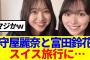 【櫻坂46】守屋麗奈と富田鈴花、スイス旅行へ…