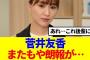 【元櫻坂46】菅井友香、またもや朗報が…