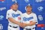 【中日】井上監督「きょう使います」佐藤龍世、金銭トレードで西武から獲得、背番号は「65」新天地での活躍を誓う