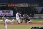 動画　ロッテ大松、勝ち越しタイムリー！！