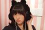 【AKB48】猫耳ヘッドホンを装着したなーにゃの可愛さよ【大和田南那】
