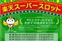 楽天スーパースロット！最大１万楽天スーパーポイントがもらえるぞー！