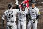 阪神江越が出場4試合連続弾！　黒田から一発、本塁打ダービートップタイに