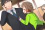 346プロのプロデューサーが緑服の事務員と手を繋いでた