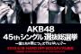 第8回AKB48選抜総選挙のメインビジュアルが公開