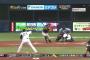 首位打者･角中の送りバントから代打･根元のタイムリーでロッテ勝ち越し！