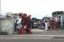 青森県のガンダム床屋にサザビーが増えてる！さらに新型も建造中…？