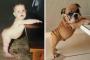 赤ちゃん、と赤ちゃん犬…完全に一致！？