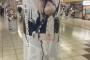 画像　新宿にとんでもなくえっちな格好した巨乳ちゃんが現れる