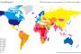 【画像】IMFさん、一人当たりのGDPの地図を公開するｗｗｗｗ