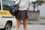 【画像】強風でスカートが思いっきりめくれちゃってる女子高生ｗｗｗｗｗｗｗｗｗｗｗｗｗｗ