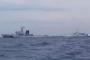 尖閣諸島沖で中国海警船が日本漁船に接近する映像…海保巡視船が間に入り警告！