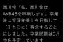 【悲報】AKB 西川怜・卒業後は管理栄養士になります。