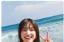 【ビキニ画像】櫻坂46大園玲が水着姿を解禁www1st写真集の控えめバストな先行カットにファン大興奮！