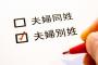 若者「選択的夫婦別姓？賛成～」老害ネトウヨ「反対じゃ！家族の絆が壊れるんじゃ！」