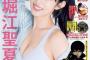【画像】瓦割りが4億再生・堀江聖夏アナ、水着グラビアで巨乳解禁wwwwwww日本一強いアナウンサーがスピリッツ初表紙！！！
